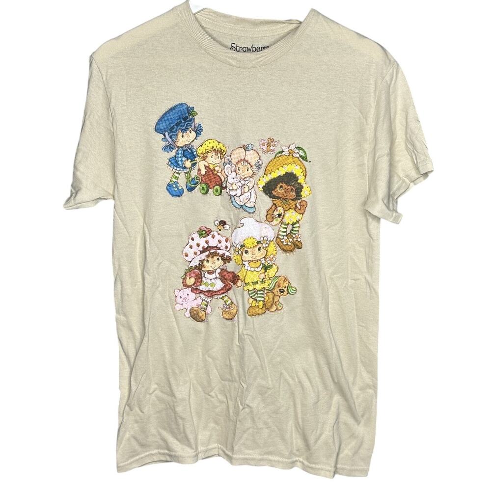 Strawberry Shortcake Men's Unisex Adult Short Sleeve T-Shirt Size Small
